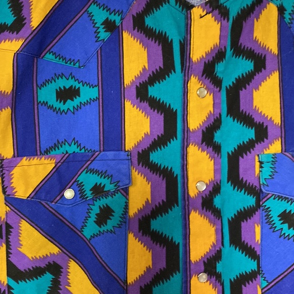 Road Runner XL Sleeveless Western Shirt - Picture 3 of 5